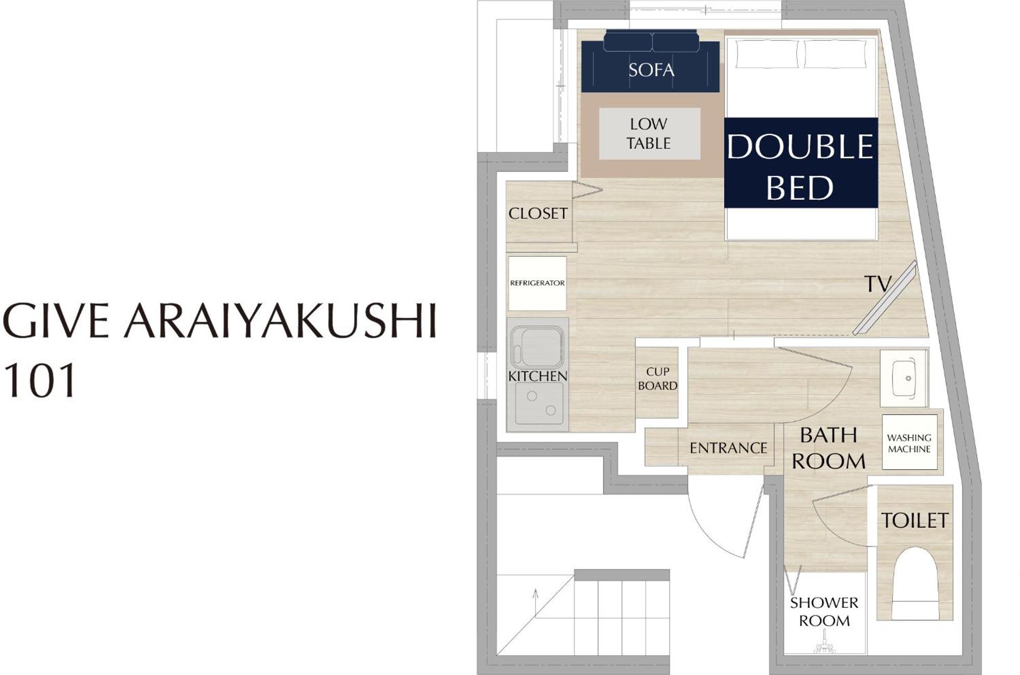 Give Araiyakushi Apartment Tokyo Bilik gambar
